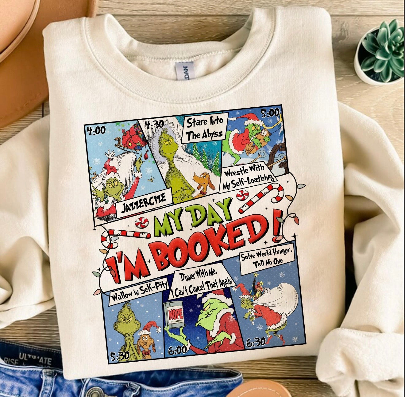 My Day I’m Booked Grinch