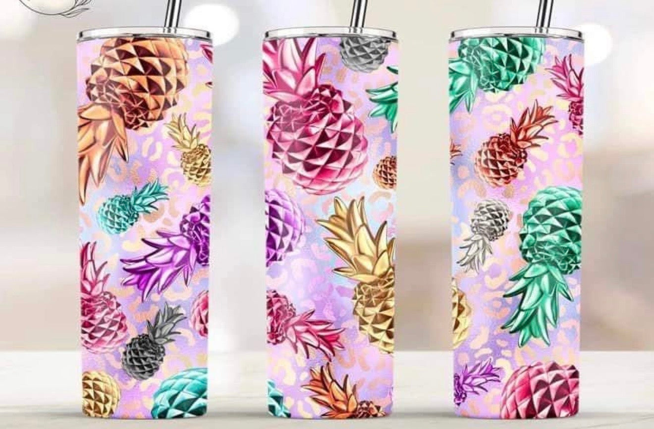 Colorful Pineapples